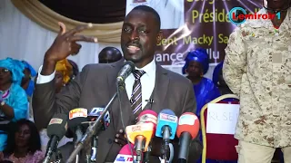 Présidentielle 2024:la candidature de Macky SALL validée par le PDT de (AWA), Ousmane DIOP