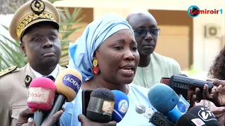 La Directrice de l’équité et de l’égalité de genre,Astou Diouf GUEYE, pour une part active ….