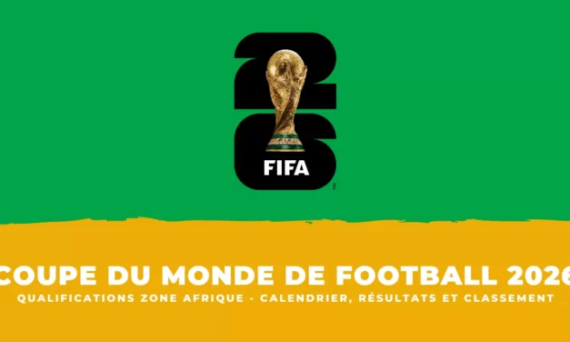 FOOTBALL Calendrier, résultats et classement Éliminatoires Mondial 2026 – Zone Afrique