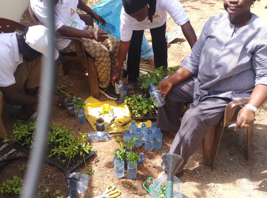 SENEGAL-ENVIRONNEMENT-COMMUNAUTES  Les Habitants de plusieurs  quartiers inondables de Thiès bénéficient d’une formation en technique de micro jardinage