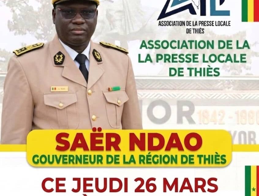 « EN ROUTE VERS LE 4 AVRIL »accueille le Gouverneur de Thiès, Saer NDAO