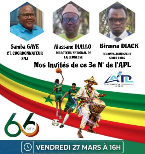 « EN ROUTE VERS LE 04 AVRIL » LA JEUNESSE AU RENDEZ VOUS