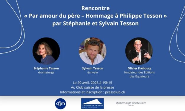 [Rencontre] « Par amour du père – Hommage à Philippe Tesson » par Stéphanie et Sylvain Tesson