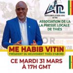 EN ROUTE VERS LE 04 AVRIL-INVITE,UN ABORIGENE DE RENOM HABIB VITIN,QUI ASPIRE D&rsquo;ETRE MAIRE DE THIES.