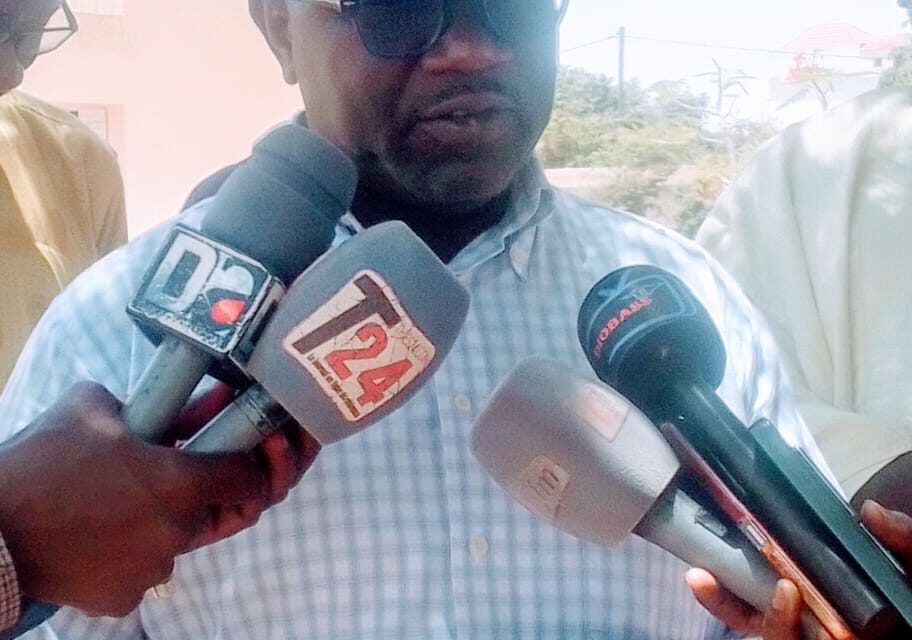 Modernisation en marche à Diobass.Pose de la première pierre du poste de santé jumelé à une maternité au village de Keur Madaro